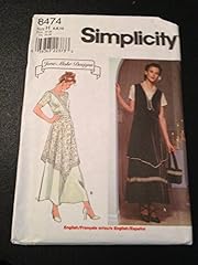 Simplicity 8474 sewing for sale  Delivered anywhere in USA 