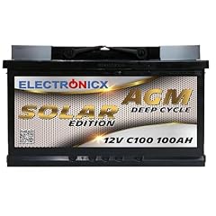 Batteria solare agm usato  Spedito ovunque in Italia 
