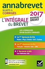 Intégrale sujets corrigés d'occasion  Livré partout en France
