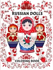 Russian dolls coloring for sale  Delivered anywhere in UK