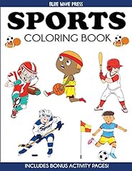 Sports coloring book for sale  Delivered anywhere in USA 