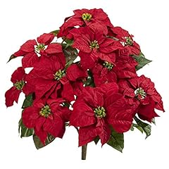 Nearly natural poinsettia for sale  Delivered anywhere in USA 