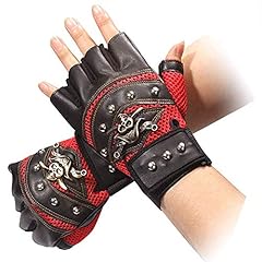 Fingerless gloves leather for sale  Delivered anywhere in UK