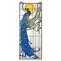 Stained Glass Panel -Peacock's Sunset Stained Glass for sale  Delivered anywhere in Canada