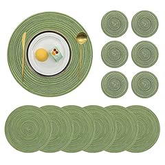 Pauwer round placemats for sale  Delivered anywhere in UK