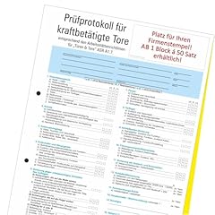 Fassbender druck prüfprotokol gebraucht kaufen  Wird an jeden Ort in Deutschland