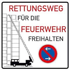 Schild rettungsweg feuerwehr gebraucht kaufen  Wird an jeden Ort in Deutschland