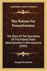 War rations pennsylvanians for sale  Delivered anywhere in USA 