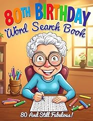 80th birthday word for sale  Delivered anywhere in USA 