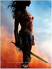 Wonder woman affiche d'occasion  Livré partout en France