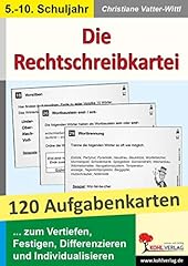 Rechtschreibkartei 120 aufgabe gebraucht kaufen  Wird an jeden Ort in Deutschland