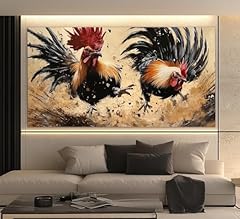 Cockfighting print cockfightin for sale  Delivered anywhere in USA 