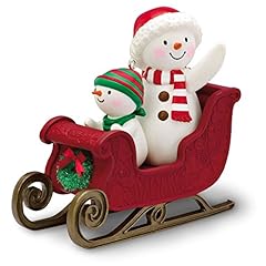 Hallmark snowmen sleigh for sale  Delivered anywhere in USA 