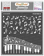 Craftreat music stencils for sale  Delivered anywhere in UK