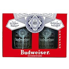 Budweiser pint glasses for sale  Delivered anywhere in USA 