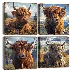 Highland cow wall for sale  Delivered anywhere in USA 