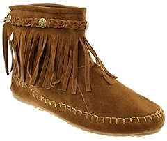 Fringe moccasin ankle for sale  Delivered anywhere in USA 