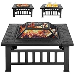 Outdoor Fire Pit for Wood 32" Metal Firepit for Patio for sale  Delivered anywhere in Canada