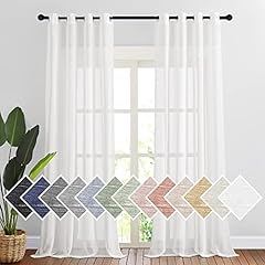 Nicetown linen sheer for sale  Delivered anywhere in USA 