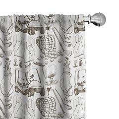 Ambesonne golf curtains for sale  Delivered anywhere in USA 
