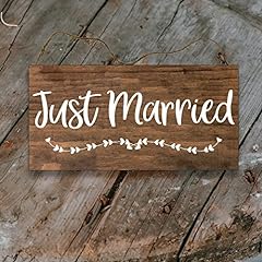 Married sign rustic for sale  Delivered anywhere in USA 