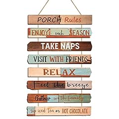 Porch rules sign for sale  Delivered anywhere in USA 