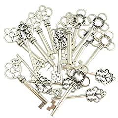 (Set of 30) Mixed Vintage Old Look Skeleton Keys Fancy for sale  Delivered anywhere in UK