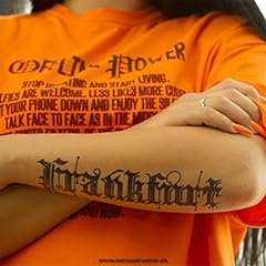 Frankfurt tattoo schriftzug gebraucht kaufen  Wird an jeden Ort in Deutschland