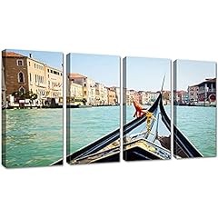 Gisas Enall 4 Piece Canvas Wall Art Gondola Trip in for sale  Delivered anywhere in Canada