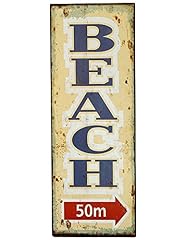 Zeitzone blechschild beach gebraucht kaufen  Wird an jeden Ort in Deutschland