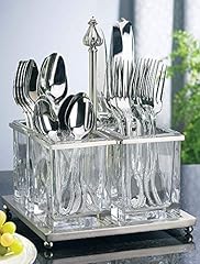 Metal glass flatware for sale  Delivered anywhere in USA 