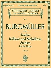 Burgmuller brilliant melodious for sale  Delivered anywhere in USA 