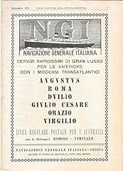 Navigazione generale italiana. usato  Spedito ovunque in Italia 