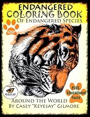 Endangered coloring book for sale  Delivered anywhere in USA 