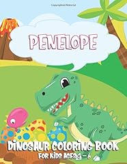 Penelope dinosaur coloring for sale  Delivered anywhere in USA 
