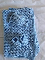 Crochet blue baby for sale  Delivered anywhere in USA 