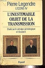 Inestimable objet transmission d'occasion  Livré partout en Belgiqu