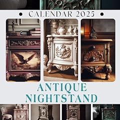 Antique nightstand caledar for sale  Delivered anywhere in UK