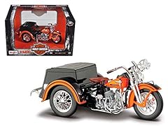 Maisto 1947 Harley Davidson Servi-Car Black with Orange for sale  Delivered anywhere in USA 
