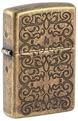 Zippo accendino ottone usato  Spedito ovunque in Italia 