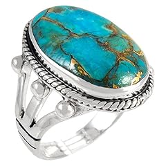Turquoise ring sterling for sale  Delivered anywhere in USA 