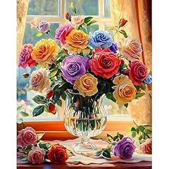 Flower paint numbers for sale  Delivered anywhere in USA 