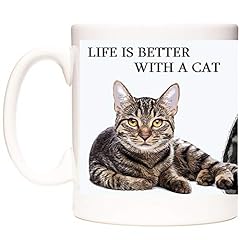 Cat mug life for sale  Delivered anywhere in Ireland