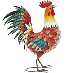 Autodaya metal rooster for sale  Delivered anywhere in USA 