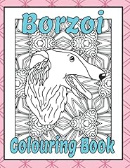 Borzoi colouring book for sale  Delivered anywhere in UK