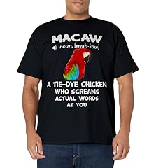 Scarlet macaw shirt for sale  Delivered anywhere in USA 
