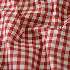 Red metre gingham for sale  Delivered anywhere in UK