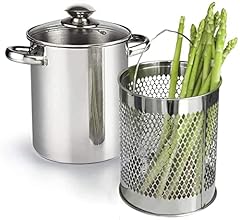 Asparagus pot stainless for sale  Delivered anywhere in USA 