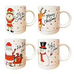 Christmas mugs set for sale  Delivered anywhere in UK