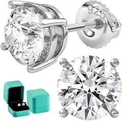 Moissanite stud earrings for sale  Delivered anywhere in USA 